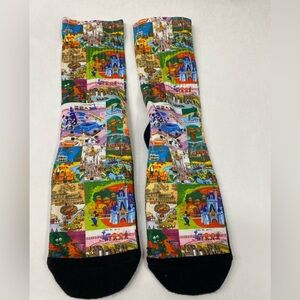 Disney Colorful Graphic Socks